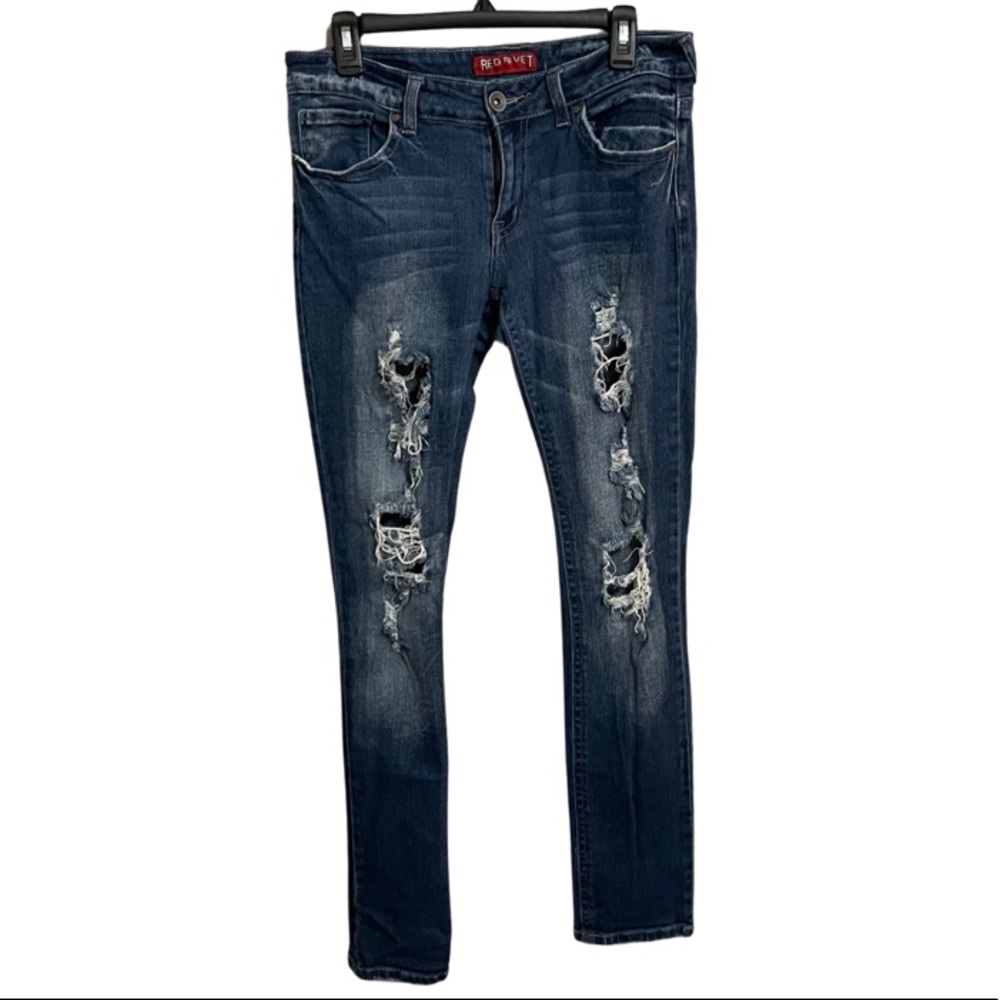 Red Rivet Jeans